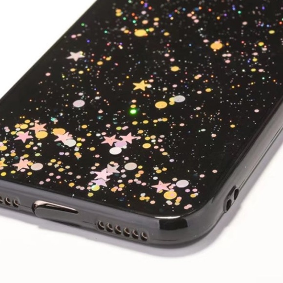 NEW iPhone X Soft TPU Silicone Glitter Case Cover - Picture 3 of 5